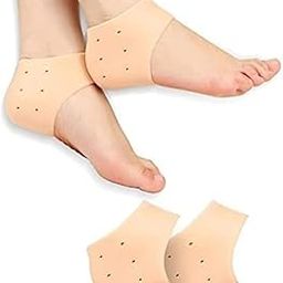 Heel cups Silicon Heel Pad for Heel Ankle Pain, Heel Spur Shoe Support, Accupressure Heel pad socks pain relief(1 pair)-image-38