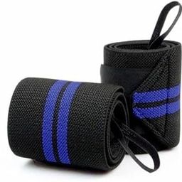 Wrist Supporter, Wrist Band for Men Gym & Women with Thumb Loop Straps Accessories for Men Hand Grip & Wrist Support Sports Straps for Gym, Weightlifting Blue (1Pair)-image-69