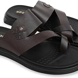 Men Textured Leather Sandals-image-94
