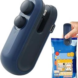 beg Sealing Portable Plastic Bag Sealing Machine Packets Bags Compact Heat Sealer Mini Bag Sealer with Cutter and Magnet (multi colour)-picture-16
