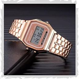 Premium Brand Digital 4 Colours Square Dial Unisex Wrist Watch for Men Women Pack of 1 (WR)-12