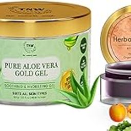 TNW-The Natural Wash Unisex Combo of Beetroot Lip Balm & Aloe Vera Gold Gel | Herbal Lip Balm Moisturizer For Dry Damaged & Chapped Lips | Aloe Vera Beauty Gel for Acne, Scars and Sunburn Treatment.-26