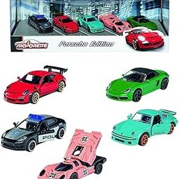 Smoby Majorette Porsche Gift Set With Colorful Racing Toy Cars With Rotating Wheels Features, Die Cast Vehicle, Scale 1:64, For Car Fans&Collector For 3+ Years Girls, Boys, Kids, Multicolor-image-41