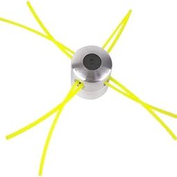Sadaiv Nipun Aluminum Grass Trimmer Head - 4 Lines Brush Cutter Head Lawn Mower Accessory with Cutting Line for Strimmer - Silver-3