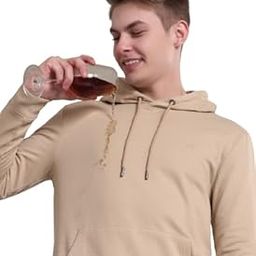 Anti Stain Anti Odor Water Repellent Weatherguard Fleece Stylish Hoodie Intelligent Unisex Cotton Blend Tailored Fit Casual Hooded Neck Sweatshirt Winter Wear Pullover | Available in Plus Sizes-image-59