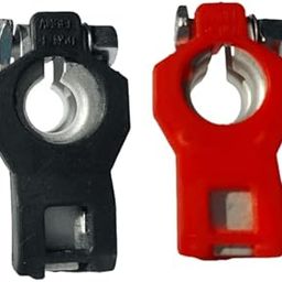 New JD Car Accessories,For Hyundai Xcent/i10/i20/EON Car Black and Red automotive Car Battery Terminal M6bolt Adjustable Clamp Clip Connector 2 Pieces-5