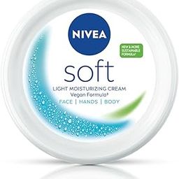 NIVEA Soft Light Moisturizer, 300 ml, for Face, Hand & Body, Non-Greasy Cream with Vitamin E & Jojoba Oil for Instant Hydration-23