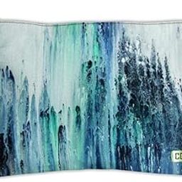 PAPER PLANE DESIGN Canvas Zipper Pouch | Travel Case | Stationery Pouch | Money Pouch Wallet | Makeup Kit | Jewellery Organizer | Vanity Bag for Travelling | Toilet Kit Handbag Organizer, Multi-29