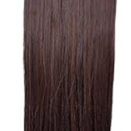 Hair Blizz Straight Clip-In Synthetic Extension – 22 inches - Chocolate Brown, For Girls and Womens-image-83