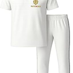 Matchero Mens cricket Uniform | Jersey and Trousers Combo | Jacquard T-shirt with Diagonal Trousers | Cricket Clothing set | Mens Sportswear Cricket Set | Cricket Jersey-image-17