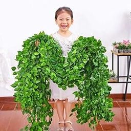 M2 LOOK 4 Pcs Artificial Garland Money Creeper – 8 Feet Long Wall Hanging for Home, Office & Festival Decoration – Pack of 4 Strings-image-15