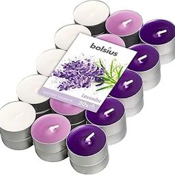Bolsius Lavender Scented Tealights Candles | Clean Burn | Natural Vegan Wax | No Palm Oil | MaxAmbiance Technology | Steady Flame | Minimal Residue | Home Fragrance & Decor | Imported from Poland-image-90
