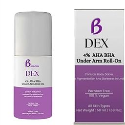 B DEX 4% AHA BHA Under Arm Roll-On, Vegan, Paraben Free, 50 ml-19