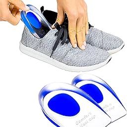 ELLVELLON® Pack of 1 Pair - Shoe Inserts for Comfort and Support, Silicone Heel Pads for Pain Relief, Gel Insoles for Shoes, Inner Sole for Shoes, Heel Support For Pain Relief, Shoes Insole for Men-image-37