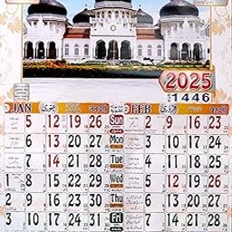 Madina Urdu 6 Page Big Size Calendar 2025/ Urdu Tarikh Calendar 2025-2 Pc-image-26