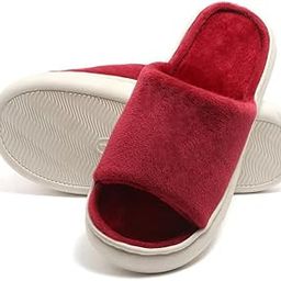 Winter Indoor Slipper for Women Soft Fur Home Flip Flop Slides Unisex Carpet Slippers for Bedroom House Sandals Slip On-image-59