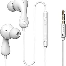 Portronics Conch Kappa in Ear 3.5mm Wired Earphones with in Line HD Mic, Powerful Audio, 14.2mm Dynamic Driver, Unique Earbuds Design, TPE Anti Tangle Wire,in line Controls,Wide Compatibility(White)-20