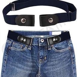No Buckle Elastic Belt for Women Mens Adjustable Invisible Jeans Pants Dress Stretch belt (23"-38" Waist)-picture-10