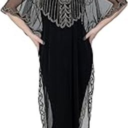 Sheer Embroidered Sundress Handmade Net Cover Up Gown Cocktail & Resort Wear Free Size M L XL XXL 3XL Poncho Shrug Holiday Vacation Wear Transparent Honeymoon Wedding Outfit Dress-picture-47