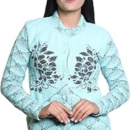Women's Sweater,This Full-Sleeve Sweater Cardigan Features a self-Design Pattern and is Available in a Free Size. It's Crafted from Woolen Fabric-image-85