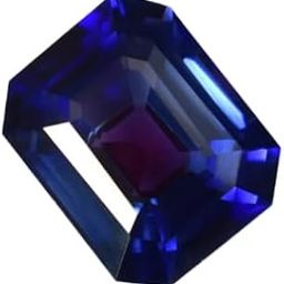 Kashmiri Blue Sapphire Stone Original Certified & Ceylon Blue Sapphire Unheated Untreated श्रीलंका ब्लू सफायर नीलम स्टोन कश्मीरी नीलम All Carat/Ratti Emerald Cut Stone September Birthstone-image-5