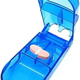Care of india Travel Medicine Pill Case with Pill Cutter, Moisture-proof First Aid Organizer Dispenser - PACK OF 1-image-22