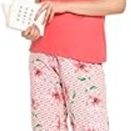 Women's Cotton Printed Top & Pyjama Set - orange-image-63