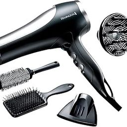 Remington D5017 PRO 2100 Dryer Gift Set | 2100W Hair Dryer with Ceramic Ionic Conditioning | Includes Fast Dry & Slim Precision Concentrators, Diffuser, Paddle Brush & Round Brush | Stylish Storage Case-picture-17
