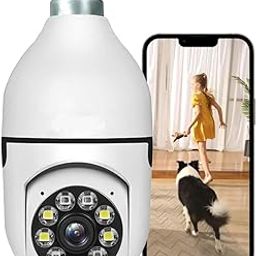 INVICTO Wi-Fi Camera CCTV Camera 1080p Wireless PTZ Bulb Shape V380 Pro | Indoor 360° Smart Home Security Camera Light Vision 24x7 Continuous Recording with Motion Sensor LED Lights (Light Bulb)-11