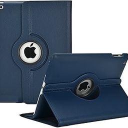 MOCA for The Apple New iPad 9.7 inch 2018/2017 Model. A1893 A1954 A1822 A1823 PU Leather Folio flip Cover (Deepest Blue)-13