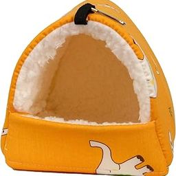 CALANDIS Soft Hamster Hammock Bed Sleeping Hamster Den Hanging for Chinchilla Rat Yellow-picture-29