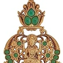 kushal's Green Gold Plated Ethnic Antique Tikka - 422680-picture-27