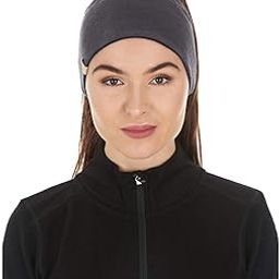 Reversible Headband Charcoal Grey, Black One Size-image-7