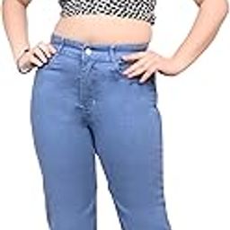 Women’s High-Rise Straight Fit Jeans – Stretchable Denim Pants for Women | Stylish Casual Wear Bottoms | Daily Office & Travel Outfit | Classic Straight Leg Jeans-image-59