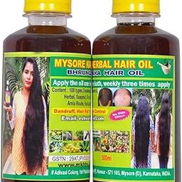 A ONE COSMETIC Men & Women's Adivasi Mysore Kaveri Herbal Hair Oil Natural Blend for Nourished For Dandruff Control & Healthy Silky & Luxuriant Hair 250ML -Pack Of PO2 (A_O_C_190465)-4