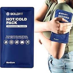Boldfit Reusable Hot and Cold Ice Pack for Pain Relief - Medium | Soft and Flexible Gel for Injuries and Pain Relief | Cold Ice Gel Pack for Shoulders, Knee, Back, Neck-image-51