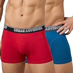Anti Bacterial Premium Cotton Spandex Trunk Underwear for Men with No Marks Waistband - Moisture Wicking and StayFresh Treatment-image-24