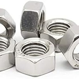 Immech - M6 Hex Nut, Zinc Plated Quantity - 25 Pcs-27