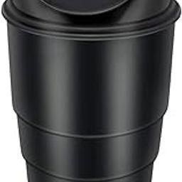 Oblivion car dustbin | Plastic Car Dust Bins - car accessories 2025 | Dustbin For Car | Car Trash Bin | Car Trash Can | Mini Car Trash Bin | Portable Trash Can For Car | (Black)-21
