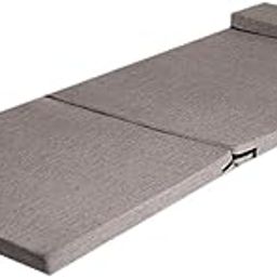 Velura Foldable Futon Mattress Ultralight Floor Mattress for Dormitory Tent Fishing Gray-image-31