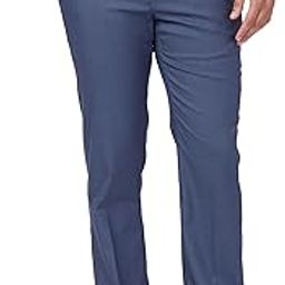 park avenue Men's Regular Fit Solid Pattern Polyester Blend Pleated Formal Trouser-picture-24