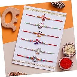 Pride Store Stylish Cartoon Character Kids Rakhi Set with Tilak Pack and Greeting Card for Brother, Sister, Baby Boy, Baby Girl, Chhota Bhai-image-49