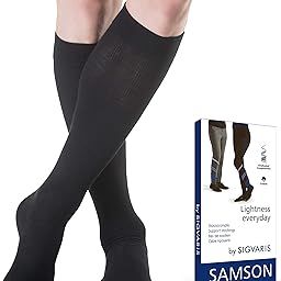 SIGVARIS SAMSON - Support Stockings with Graduated Compression for men and women - ideal for travel and everyday wear (size - 2)-image-63