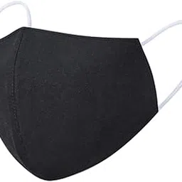 myaddiction 2pcs Anti Pollution Mouth Cover Reusable Dust Proof Face Cover Black-picture-12