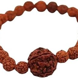 5 Mukhi Indonesia Rudraksha Bracelet Stretchable 5 Mukhi Nepali Bead Indonesia Bracelet 5 Mukhi Indonesian Rudraksha Bracelet Original Certified For Men & Women 5 Face Rudraksha Bracelet-picture-18