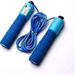 Electronic Auto Counting Skipping Rope - 9 feet for Men, Gym, Women, Weight Loss, Kids, Girls, Children, Multi-Colour 1Pcs-picture-30