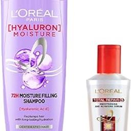 L'Oreal Paris Hyaluron Moisture 72H Moisture Filling Shampoo (180ml) + L'Oreal Paris Total Repair 5 Hair Serum (40ml)-8