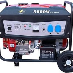 XLNT-6500E 5,000-Watt Gasoline (Petrol) Powered Generator with Electric Start, Red/Black_AK POWER SERVICE-image-14