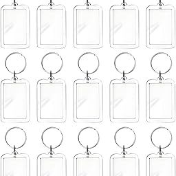 15 Pcs Photo Keychain,Photocard Holder,Photocard Holder Keychain,Personalised for Women and Men,Suitable as a Gift or Souvenir,Commemoration of Important Tourism Events-image-16