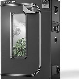 AC Infinity CLOUDLAB 642, Advance Grow Tent 4x2, Thickest 1" Poles, 2000D Mylar Canvas, Lab-Tested Highest Reflectivity, Largest Zipper Window, Controller Mount Plate, 48" x 24" x 72" Indoor Growing-picture-14